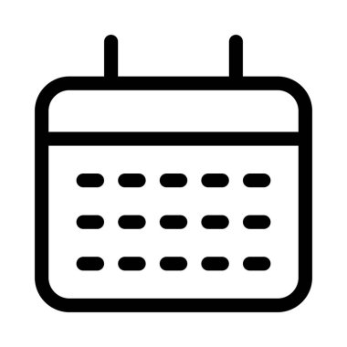 Takvim simgesi, vektör çizimi