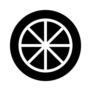 turuncu simge, vektör çizimi