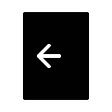 Çıkış Hesabı Web Arayüzü simgesi, vektör illüstrasyonu