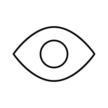 Göz İzleme Güvenlik simgesi, vektör 