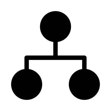 Beyaz arkaplan üzerindeki yapı simgesi, vektör illüstrasyonu