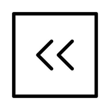 Simgeyi geri al, vektör illüstrasyonu 