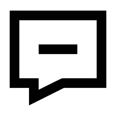 konuşma balonu simgesi, vektör illüstrasyonu