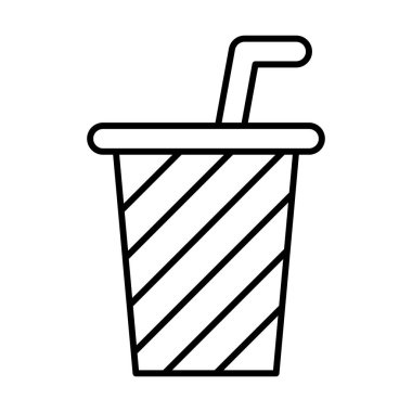 içecek simgesi, vektör illüstrasyonu