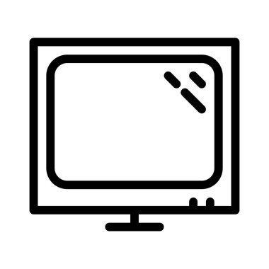 Beyaz arkaplan, vektör illüstrasyonunda simgeyi göster