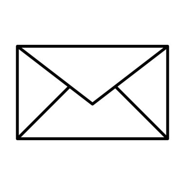 posta simgesi, vektör illüstrasyonu