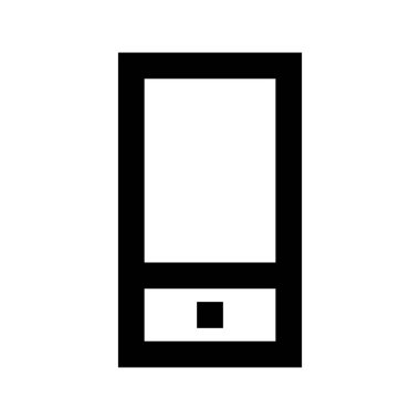 Smartphone Simgesi, vektör illüstrasyonu