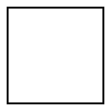 Kare Durağı Uygulama simgesi, vektör illüstrasyonu