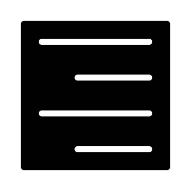 Sağ simgeyi hizala, vektör illüstrasyonu 