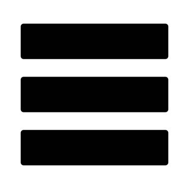 Menü Simgesi, Vektör illüstrasyonu