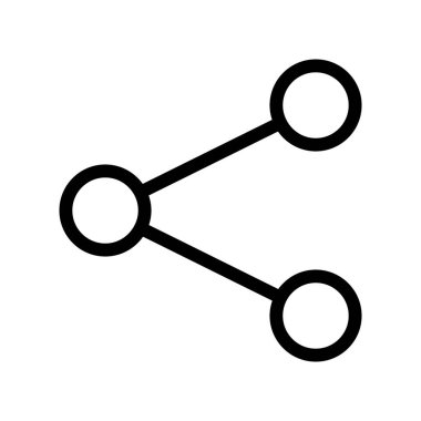  Bağlantı Ağı simgesi, vektör illüstrasyonu