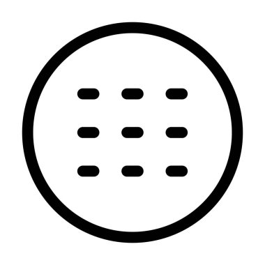 Izgara simgesi, vektör illüstrasyonu