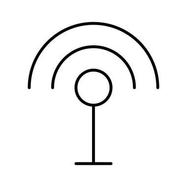 Anten simgesi, vektör illüstrasyonu