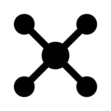 Bağlantı Ağı simgesi, vektör illüstrasyonu