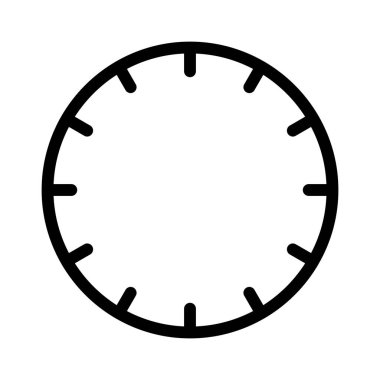 Saat simgesi, vektör illüstrasyonu