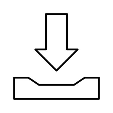 Simge indir, vektör illüstrasyonu
