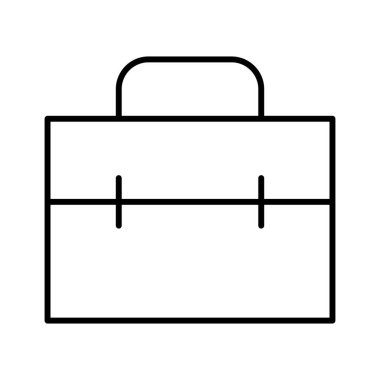 evrak çantası simgesi, vektör illüstrasyonu 