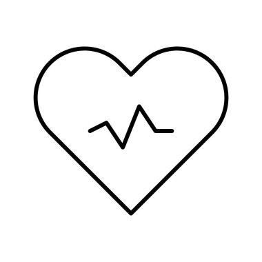 Kalp Nabzı simgesi, vektör