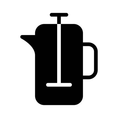 kahve simgesi, vektör illüstrasyonu