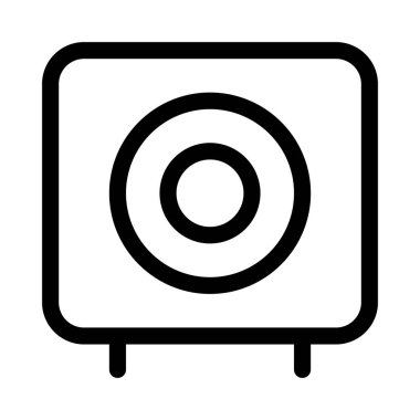 Hoparlör simgesi, vektör illüstrasyonu