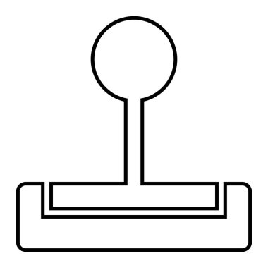Joystick simgesi, vektör illüstrasyonu