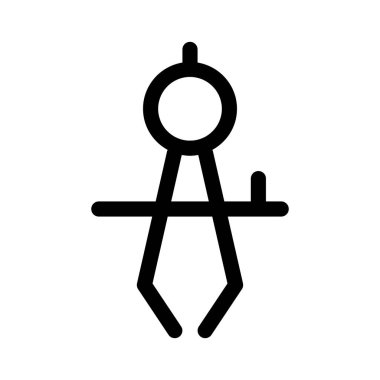 pusula simgesi, vektör illüstrasyonu