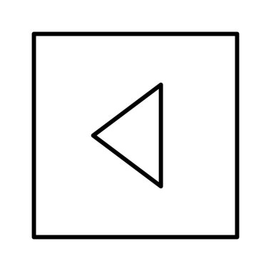 Sol Ok simgesi, vektör