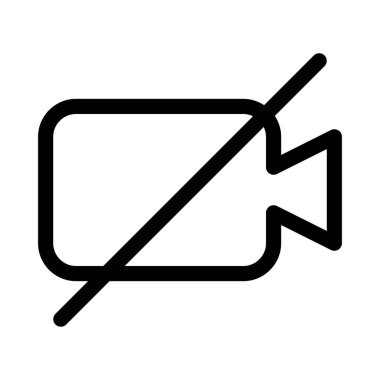 Video Kamera simgesi, vektör