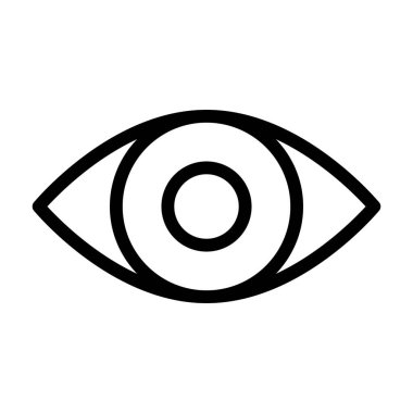 İnsan Gözü simgesi, vektör