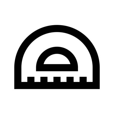 cetvel simgesi, vektör illüstrasyonu