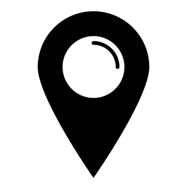 pin simgesi, vektör illüstrasyonu