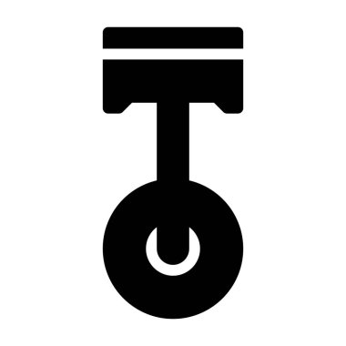 Piston simgesi, vektör illüstrasyonu