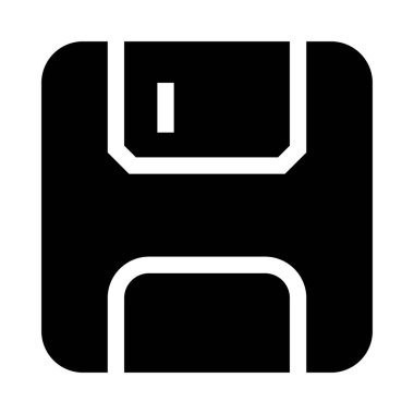 Disk simgesi, vektör çizimi