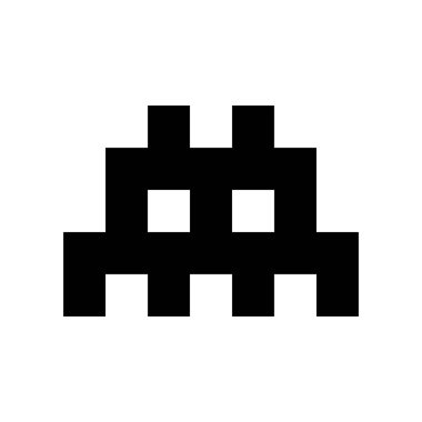 Ateroid simgesi, vektör illüstrasyonu