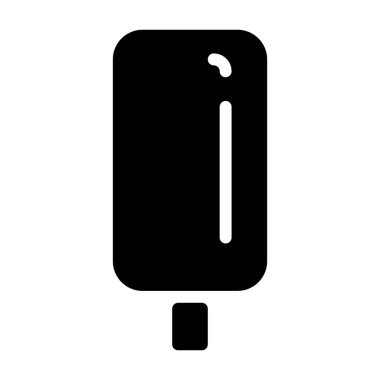 dondurma simgesi, vektör illüstrasyonu