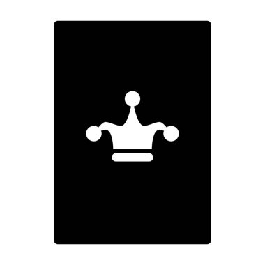 Joker Kumarhanesi Kumar simgesi, vektör illüstrasyonu