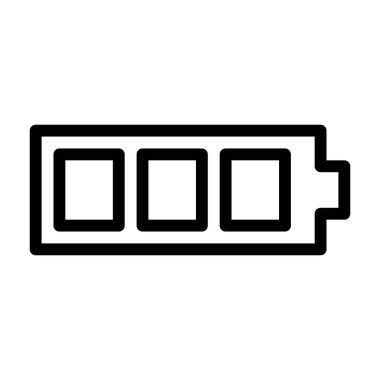 pil simgesi, vektör illüstrasyonu