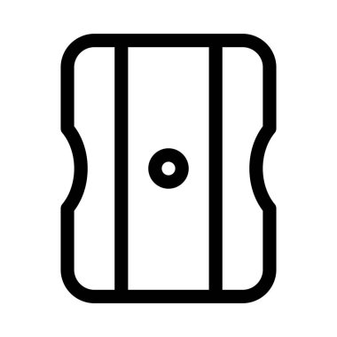 Keskinleştirici simgesi, vektör illüstrasyonu