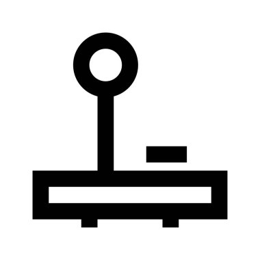 Joystick simgesi, vektör illüstrasyonu