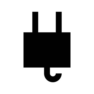 Güç Eklentisi simgesi, vektör illüstrasyonu 