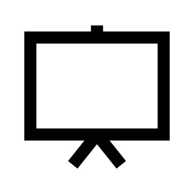 Tahta simgesi, vektör illüstrasyonu 