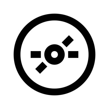 Disk simgesi, vektör çizimi