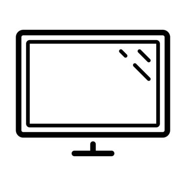 Beyaz arkaplan, vektör illüstrasyonunda simgeyi göster