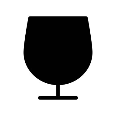 Cam simge, vektör illüstrasyonu