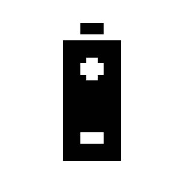 pil simgesi, vektör illüstrasyonu