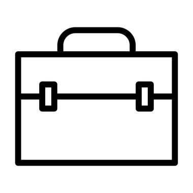 evrak çantası simgesi, vektör illüstrasyonu 