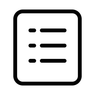 Storyboard Listesi simgesi, vektör illüstrasyonu