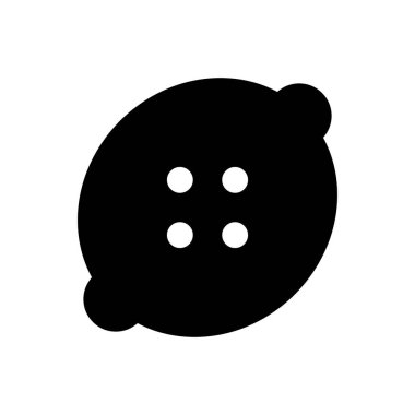 Limon simgesi, vektör illüstrasyonu