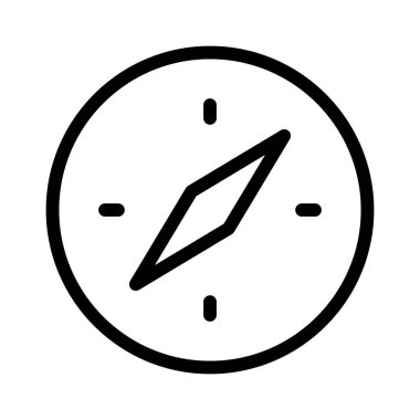 pusula simgesi, vektör illüstrasyonu