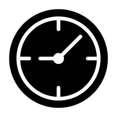 Sadece In Time simgesi, vektör illüstrasyonu